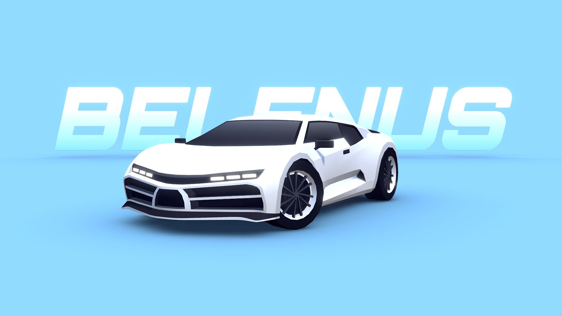 ARCADE: "Belenus" Hypercar 3d model