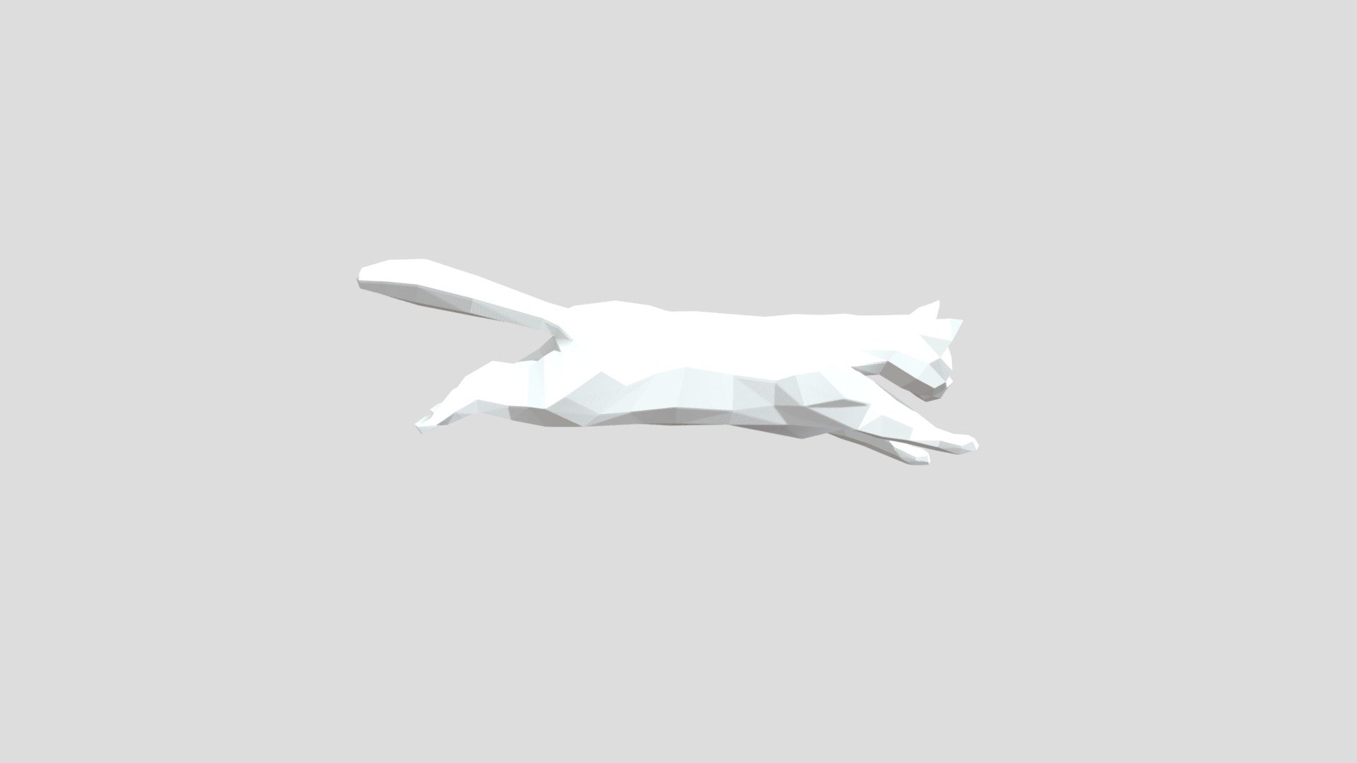 cat Rigged 3d model