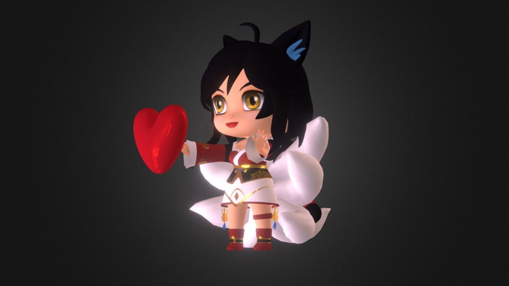 Nendoroid Ahri (League Of Legends) 3d model