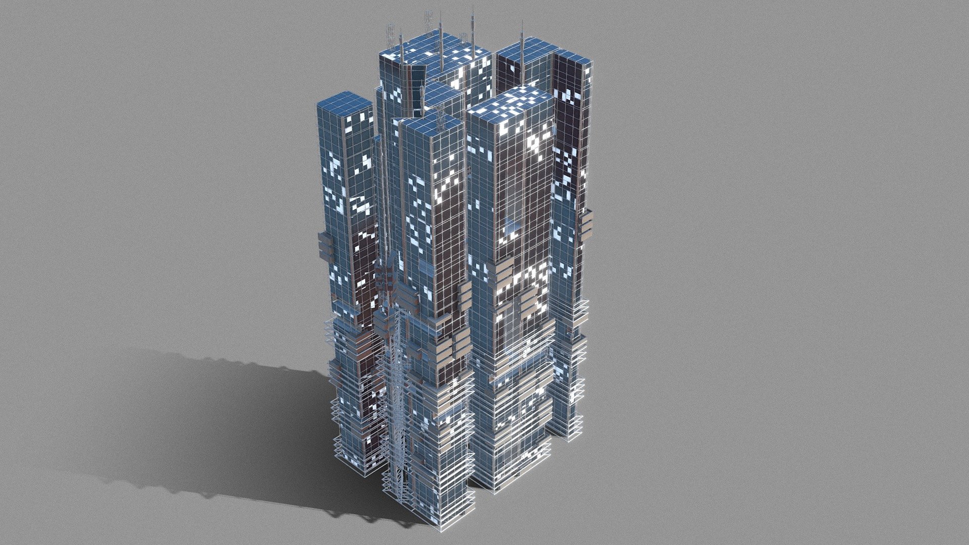 Futurisitc Skyscraper 2006 3d model