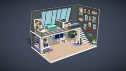 Low Poly Apartment n1