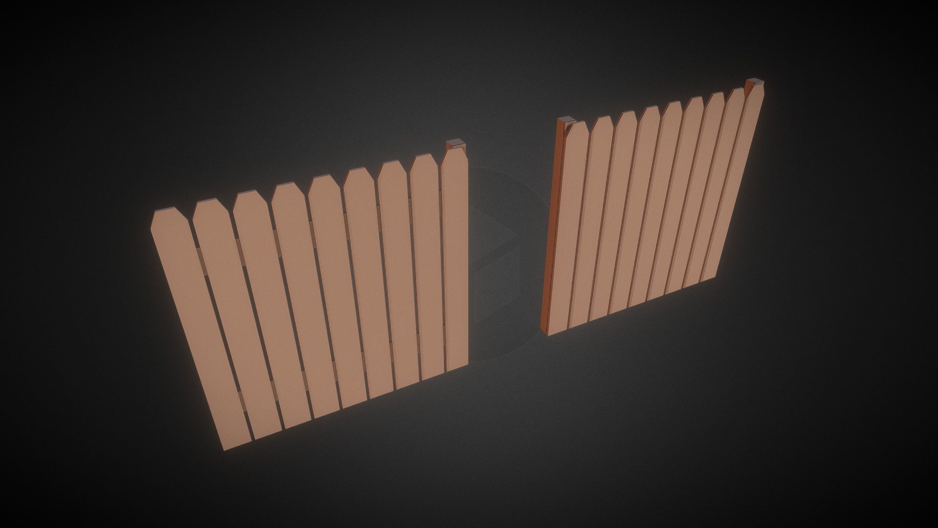 Privacy Fence 3d model