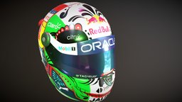 Casco Checo gpmx 2022