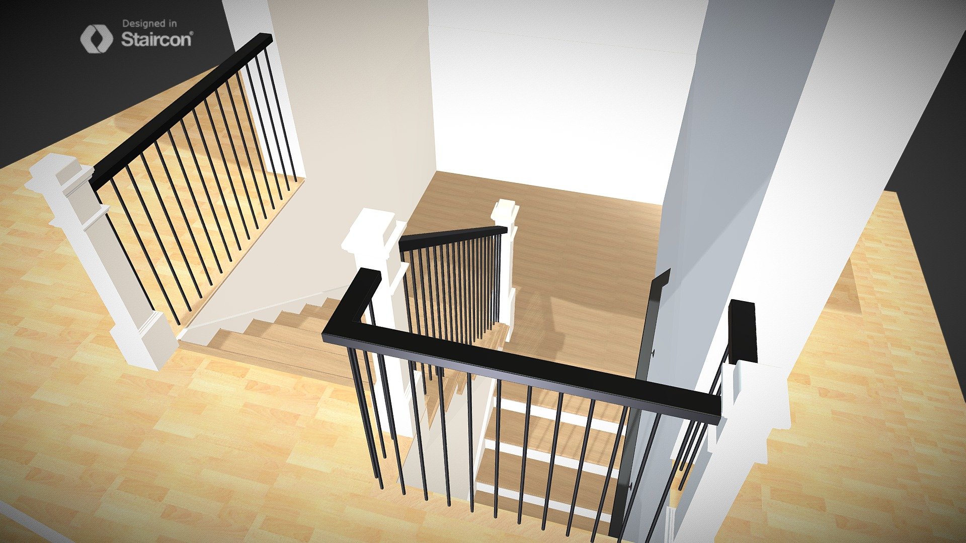 Switchback Stair 3d model