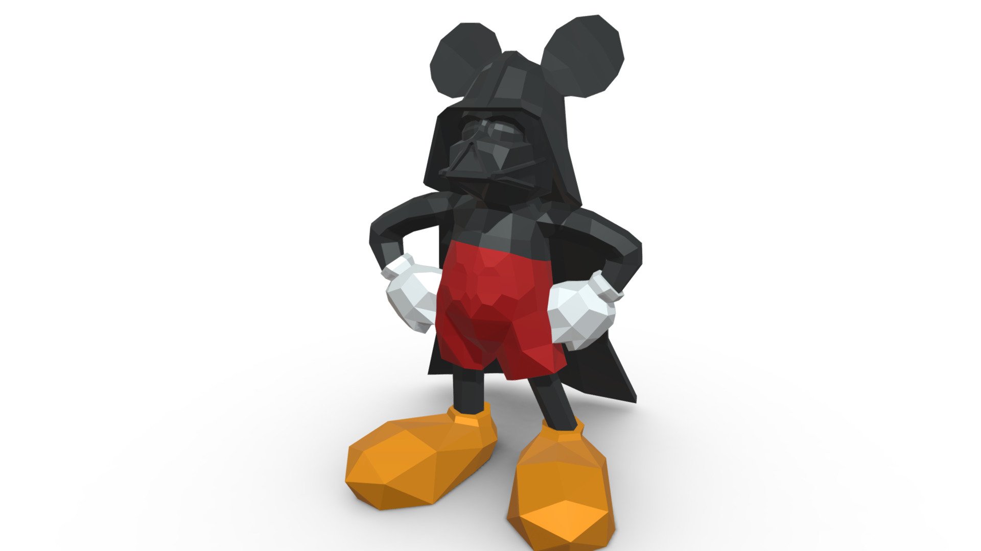 Mickey Mouse figure 3d model