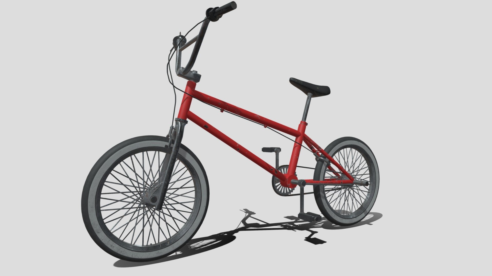 HD GTA SA BMX 3d model