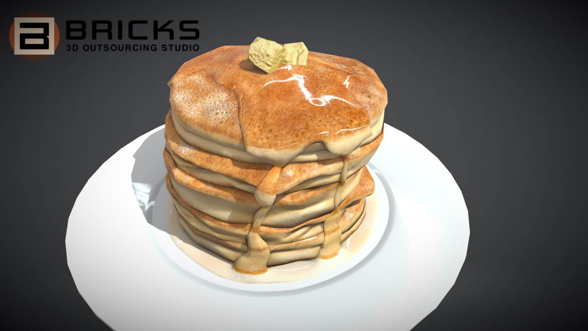 Pancake 3d model