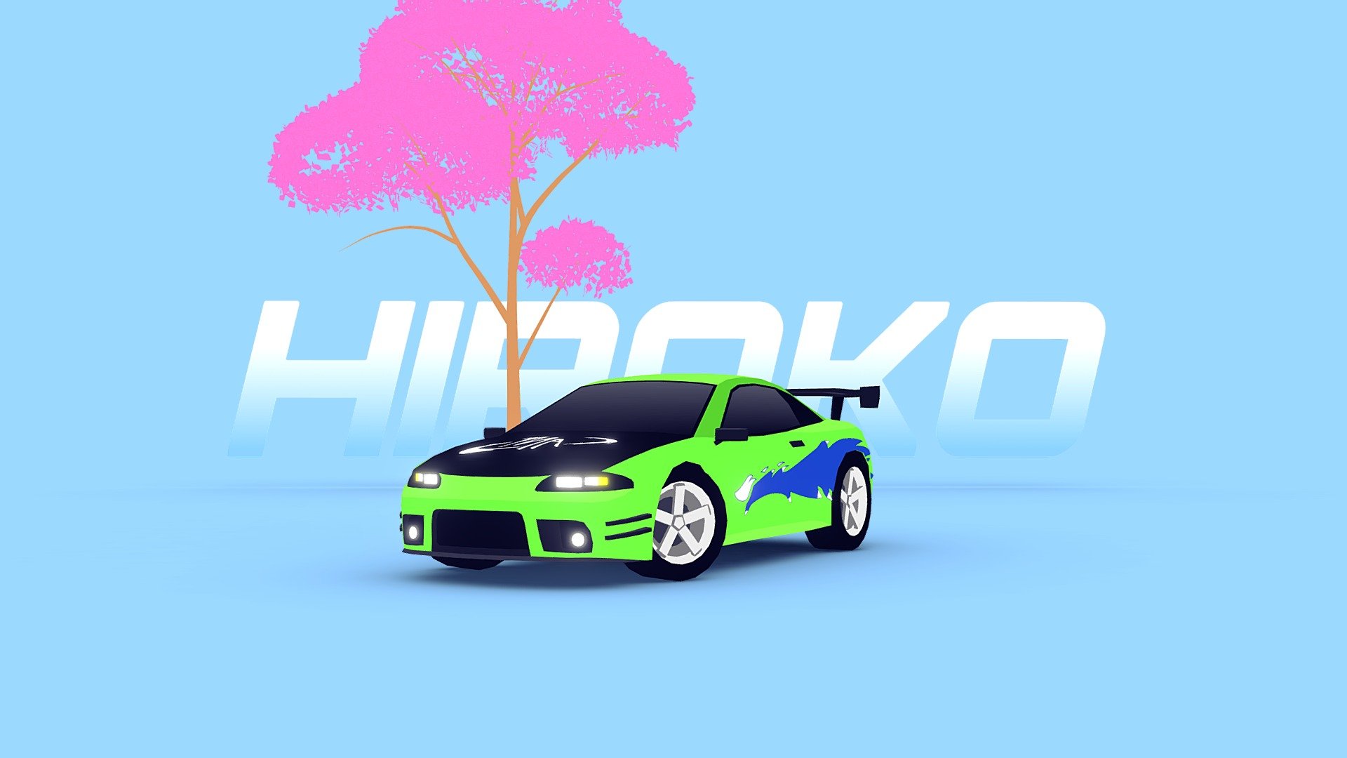 ARCADE: "Hiroko" Racing Car 3d model