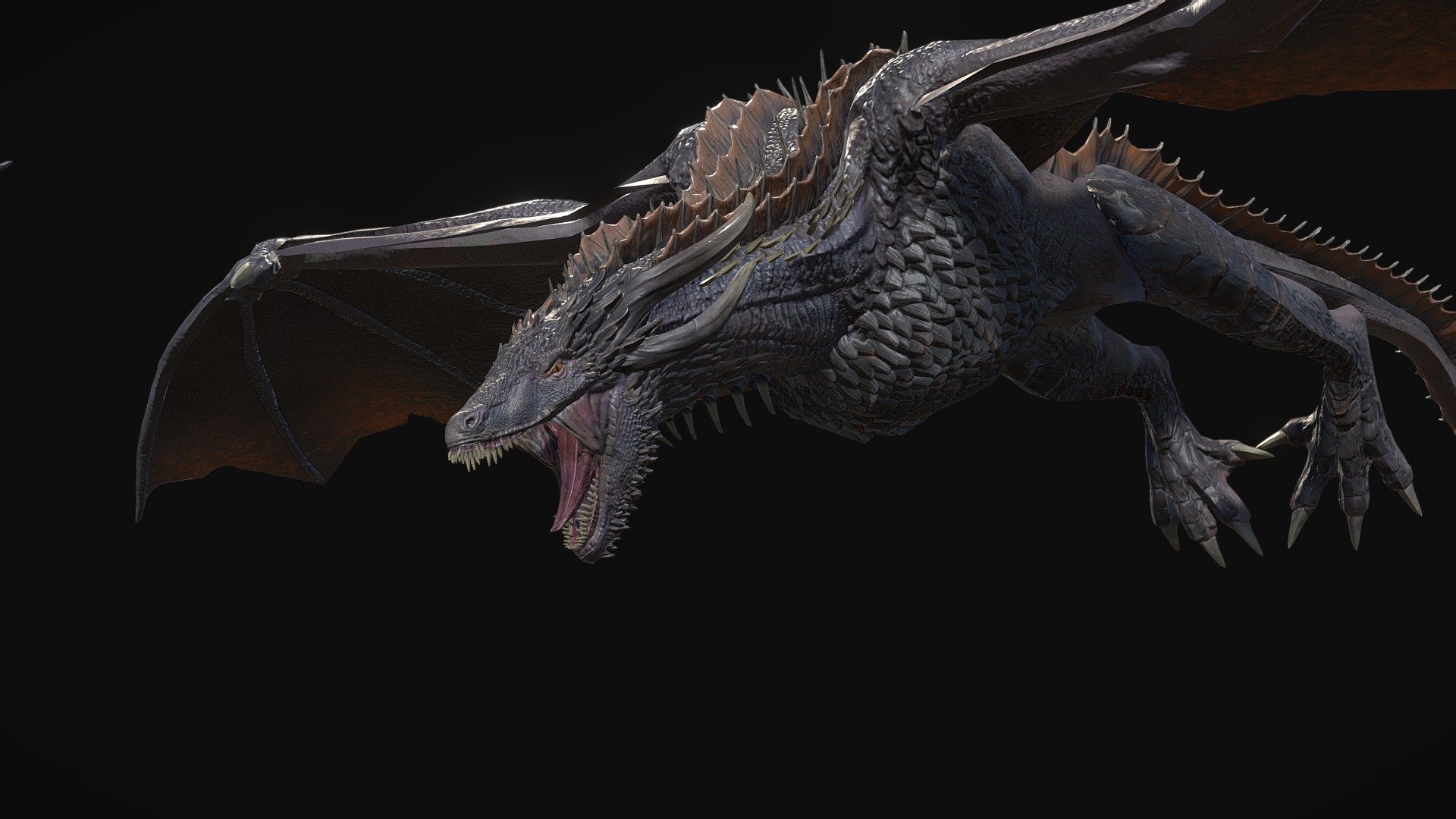 Drogon Game of Thrones 3d model