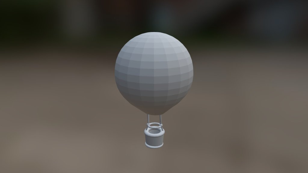 Hot Air Balloon 3d model