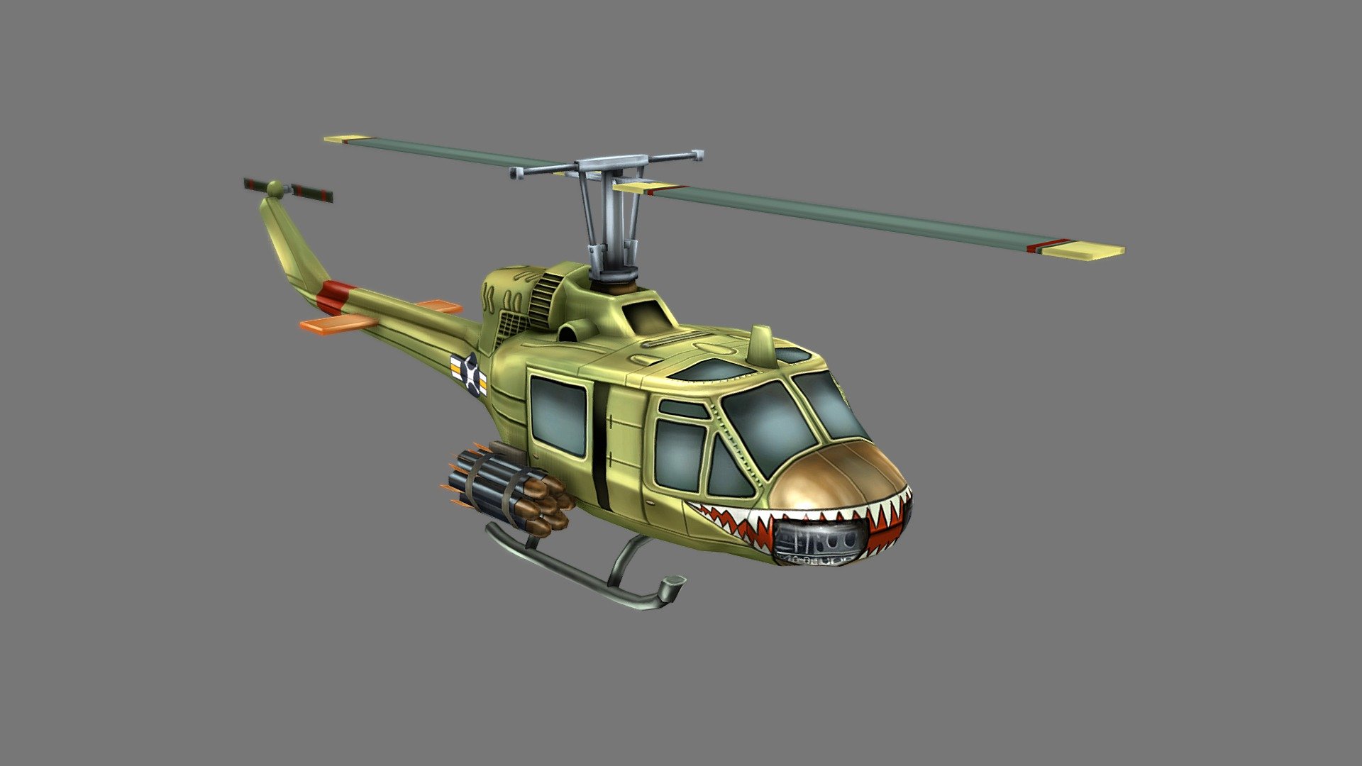 Helicopter 3d model