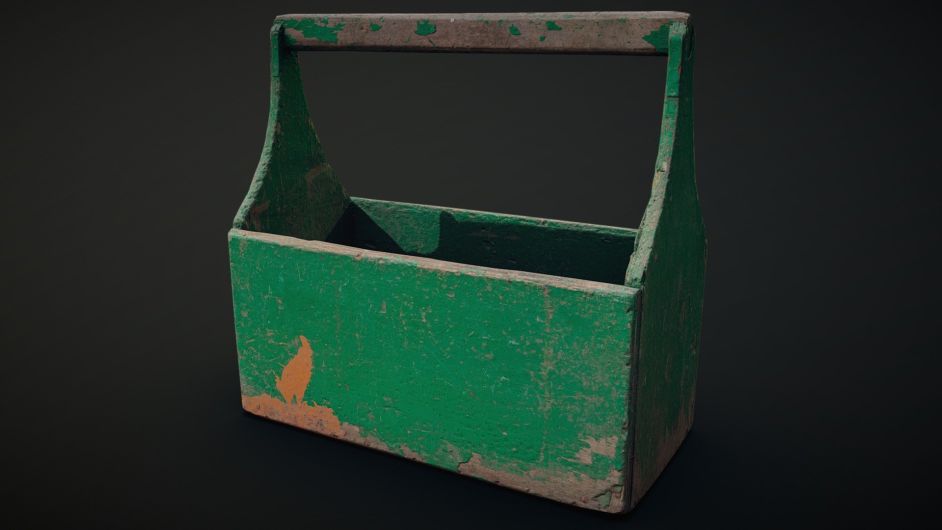 Old Box Tool 3d model