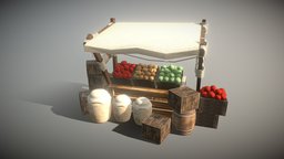 Medieval Shop set Modeling