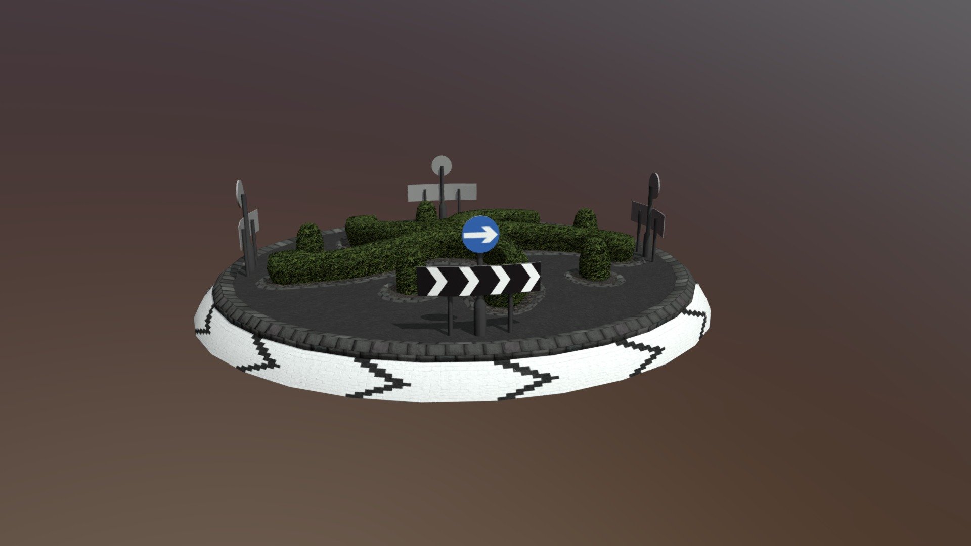 Roundabout 3d model