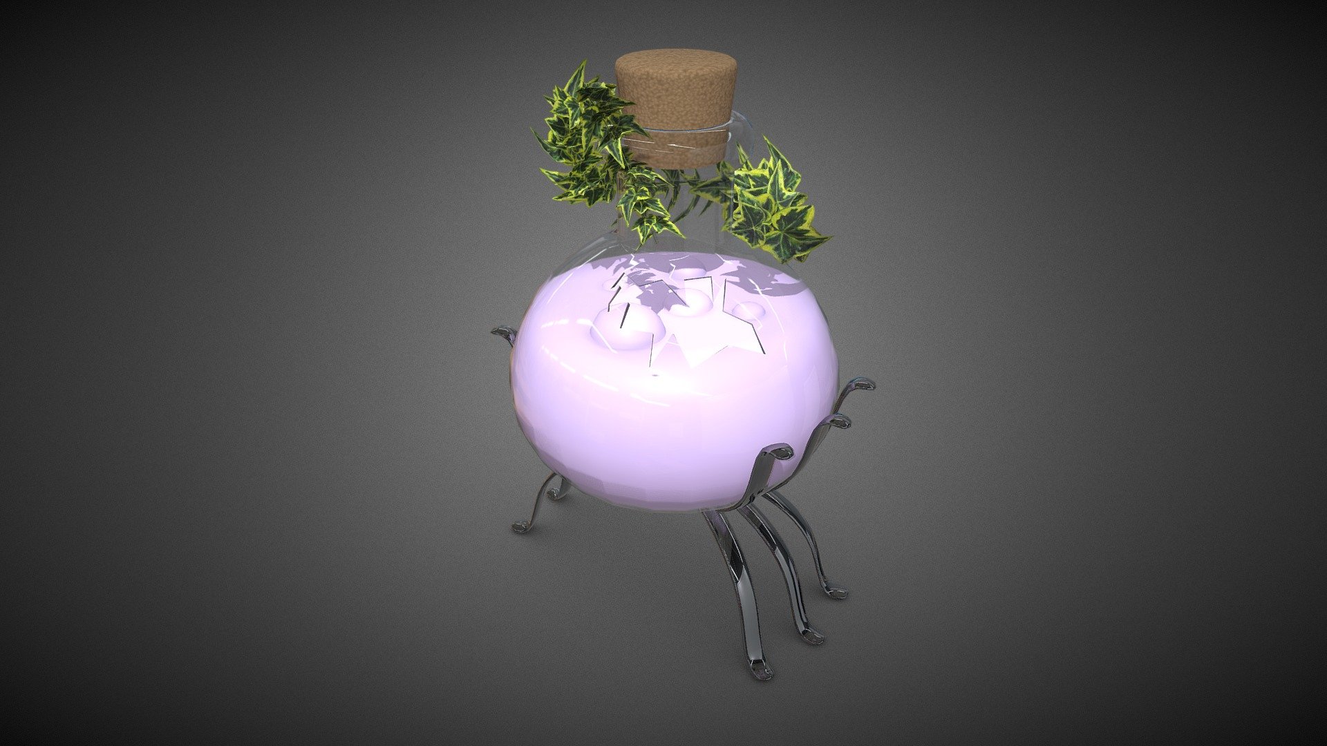 Ivy Bottle 3d model