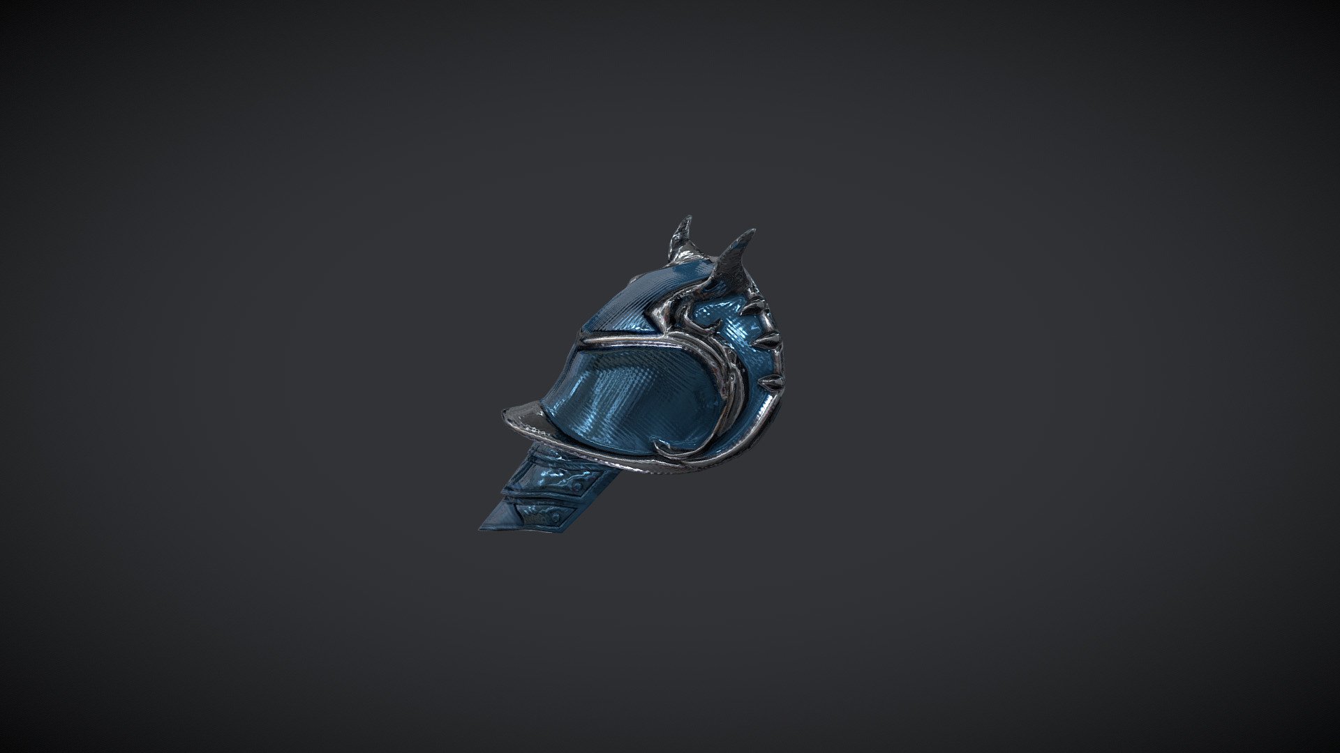 Fantasy Medieval Shoulder Guard 3d model