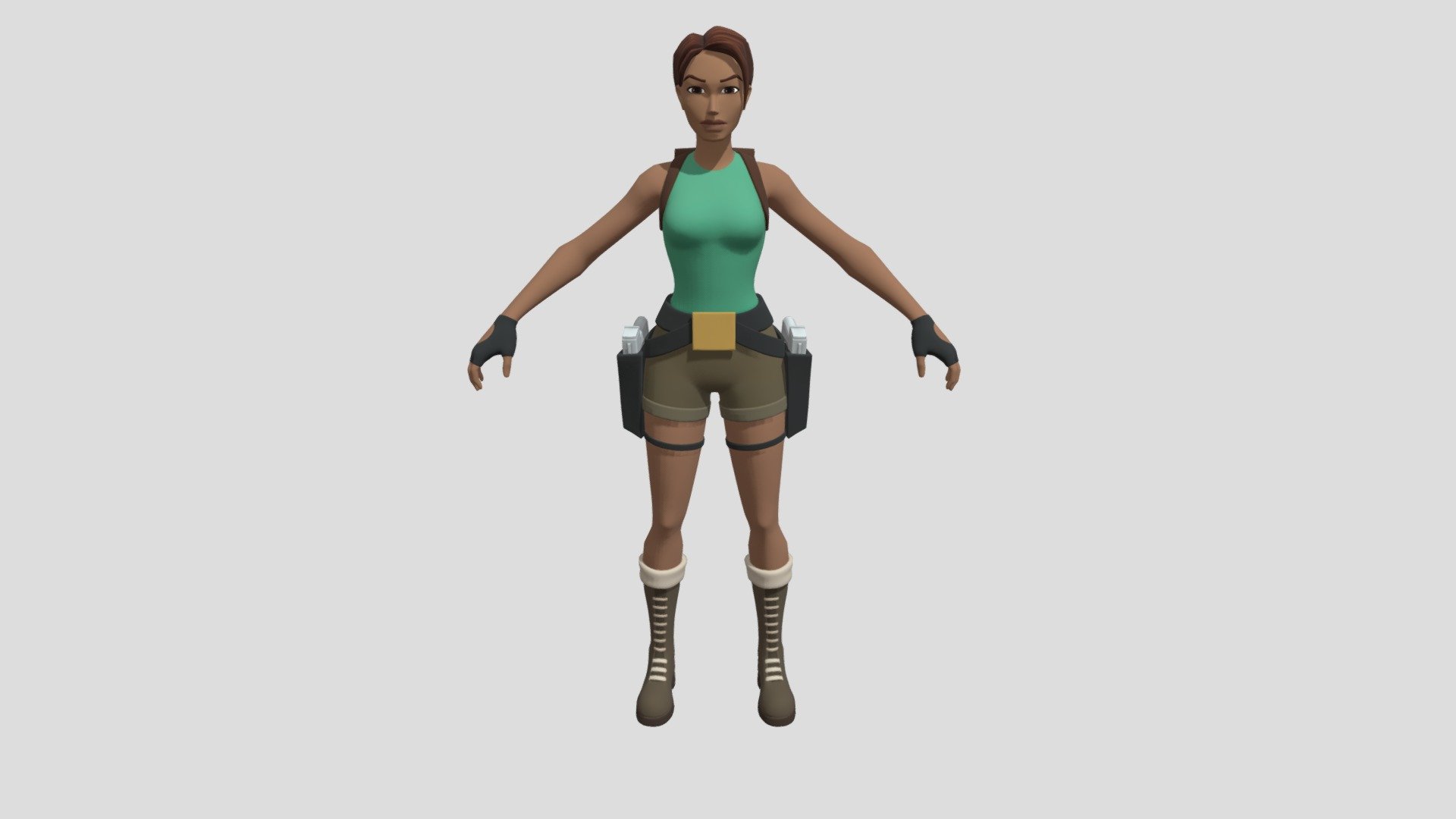 Fortnite: Lara Croft v3 3d model