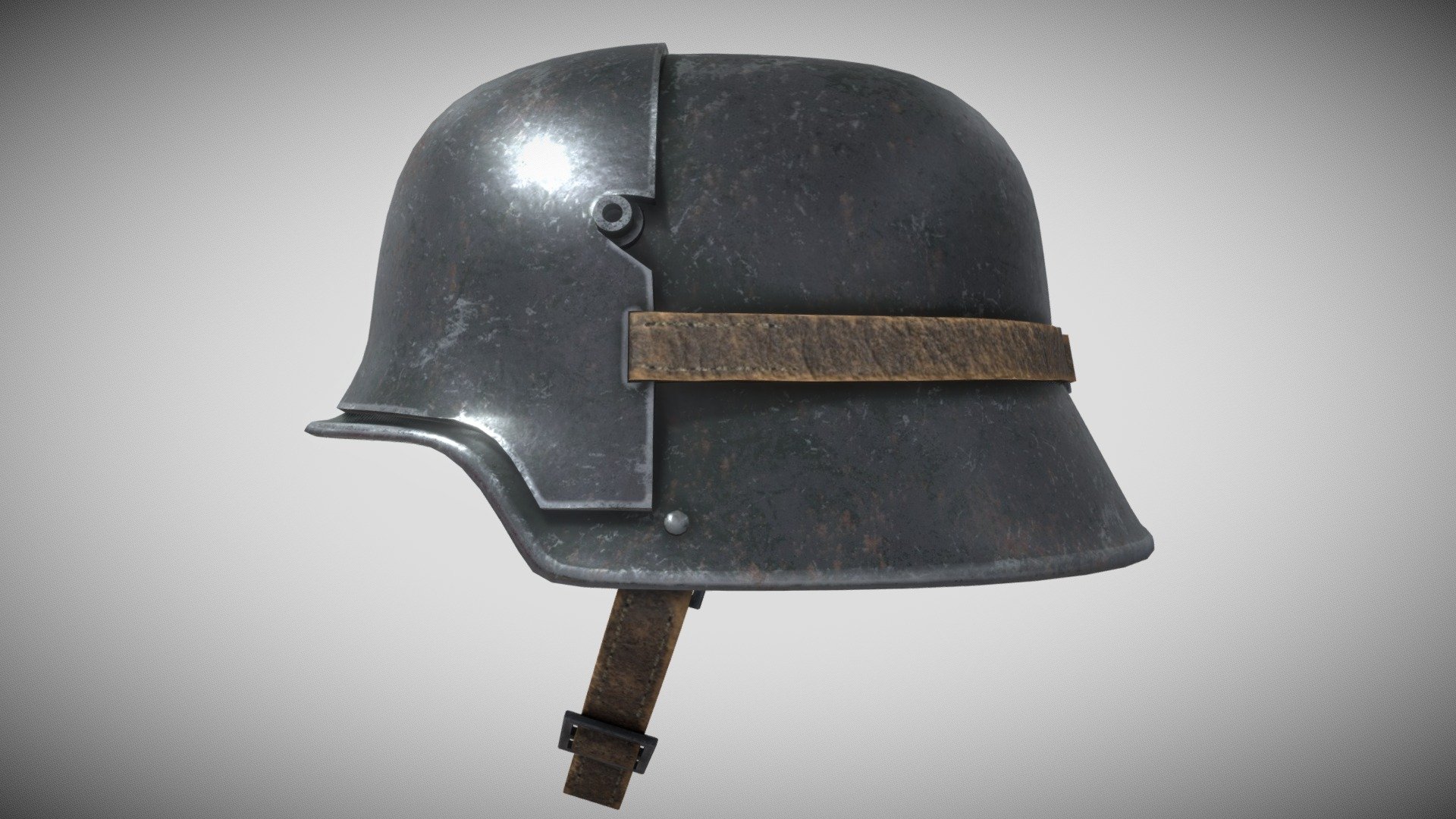 German Stahlhelm m16 (ww1) 3d model