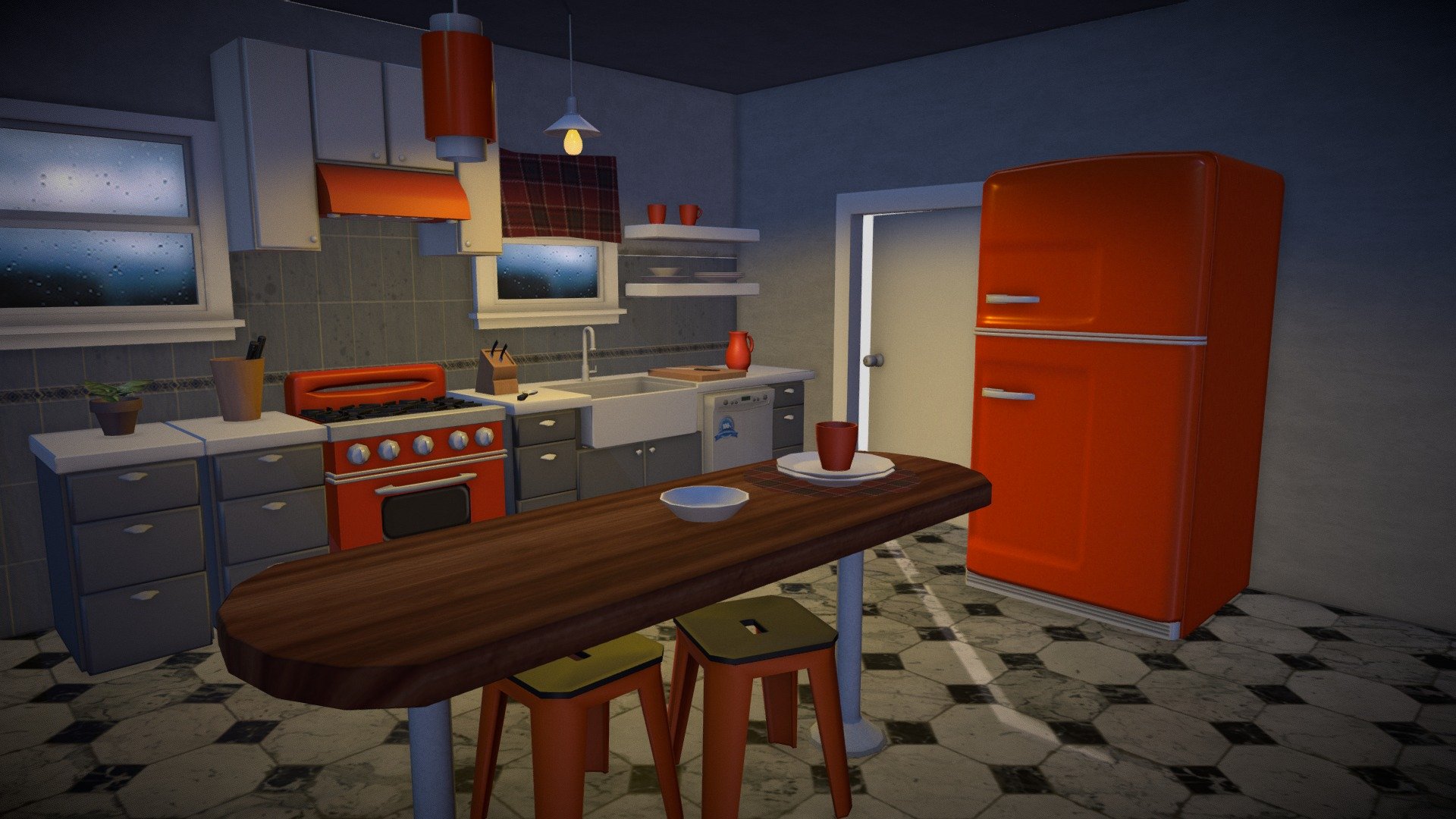 Kitchen 3d model