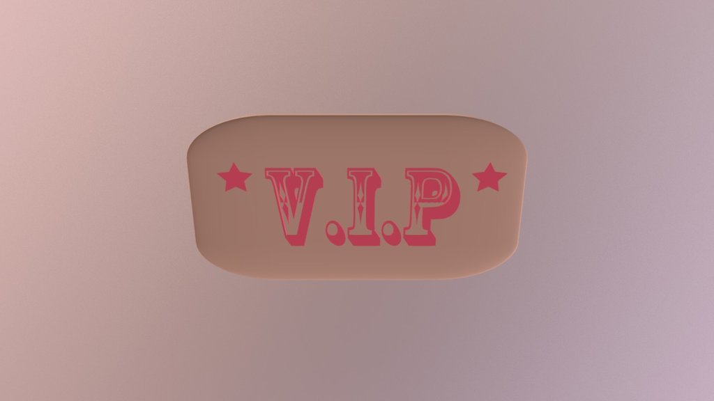 V.I.P.  Pass 3d model