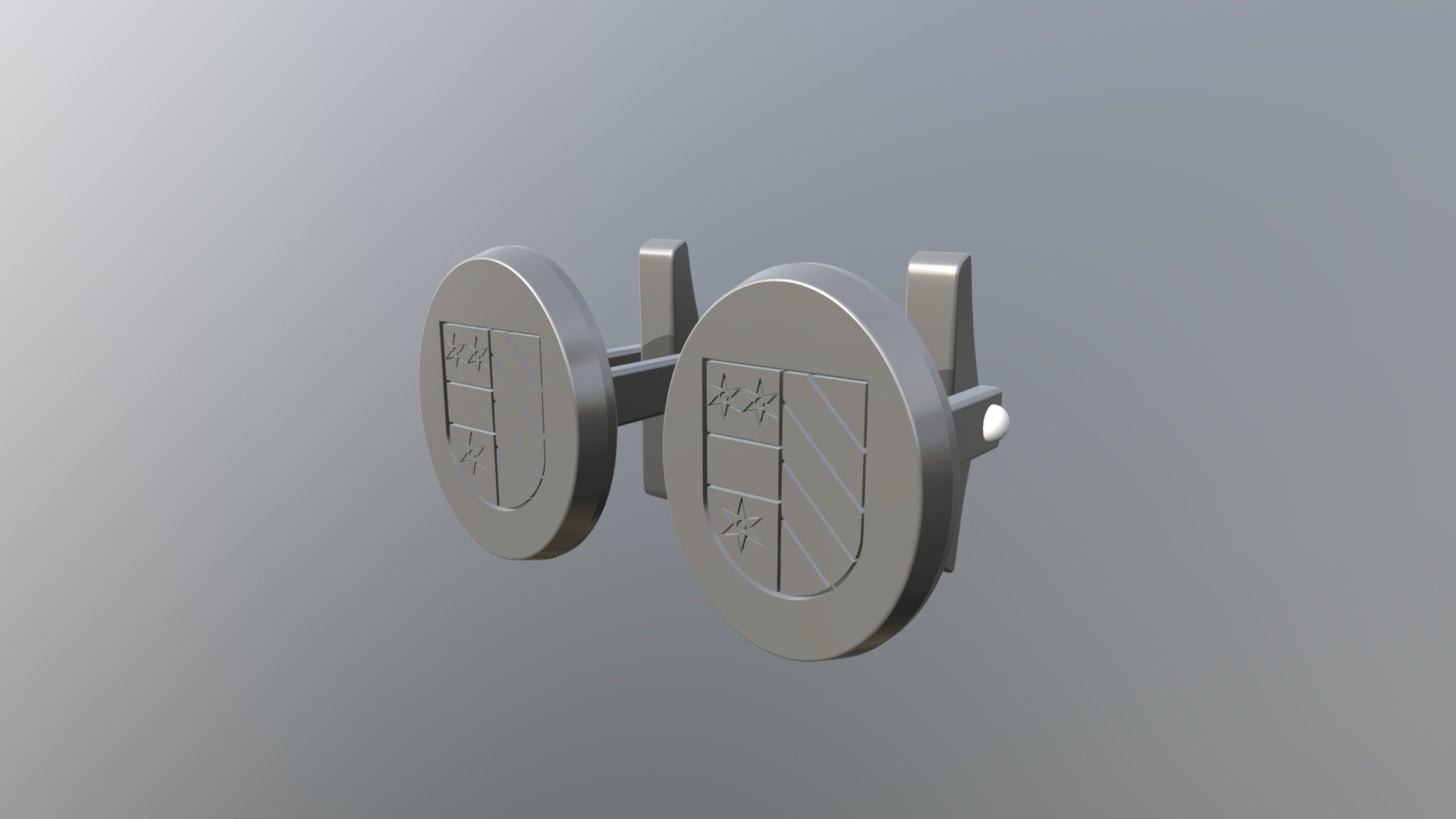 ARVID TUVLINDS CUFFLINKS 3d model