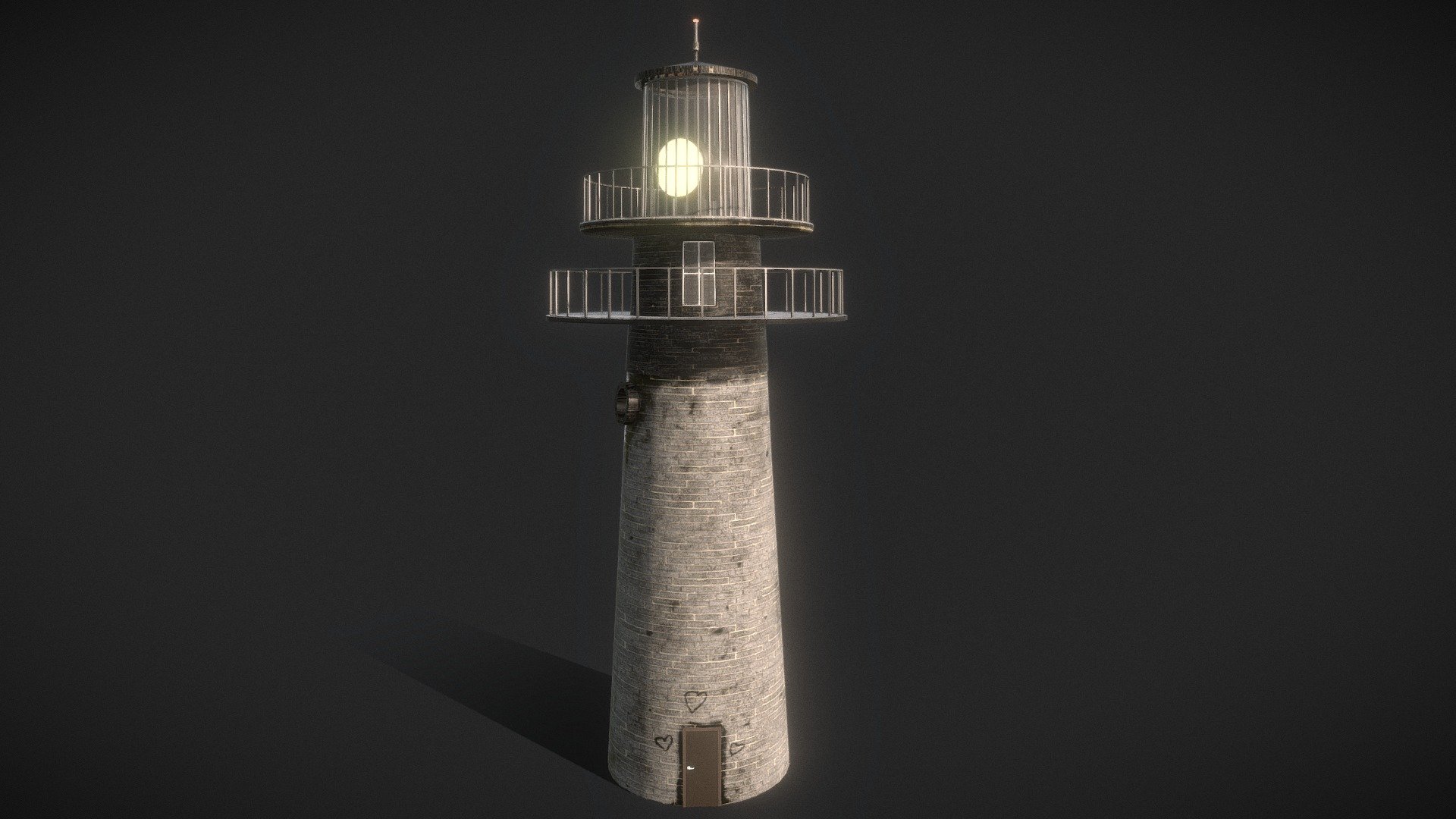 Old Lighthouse 3d model