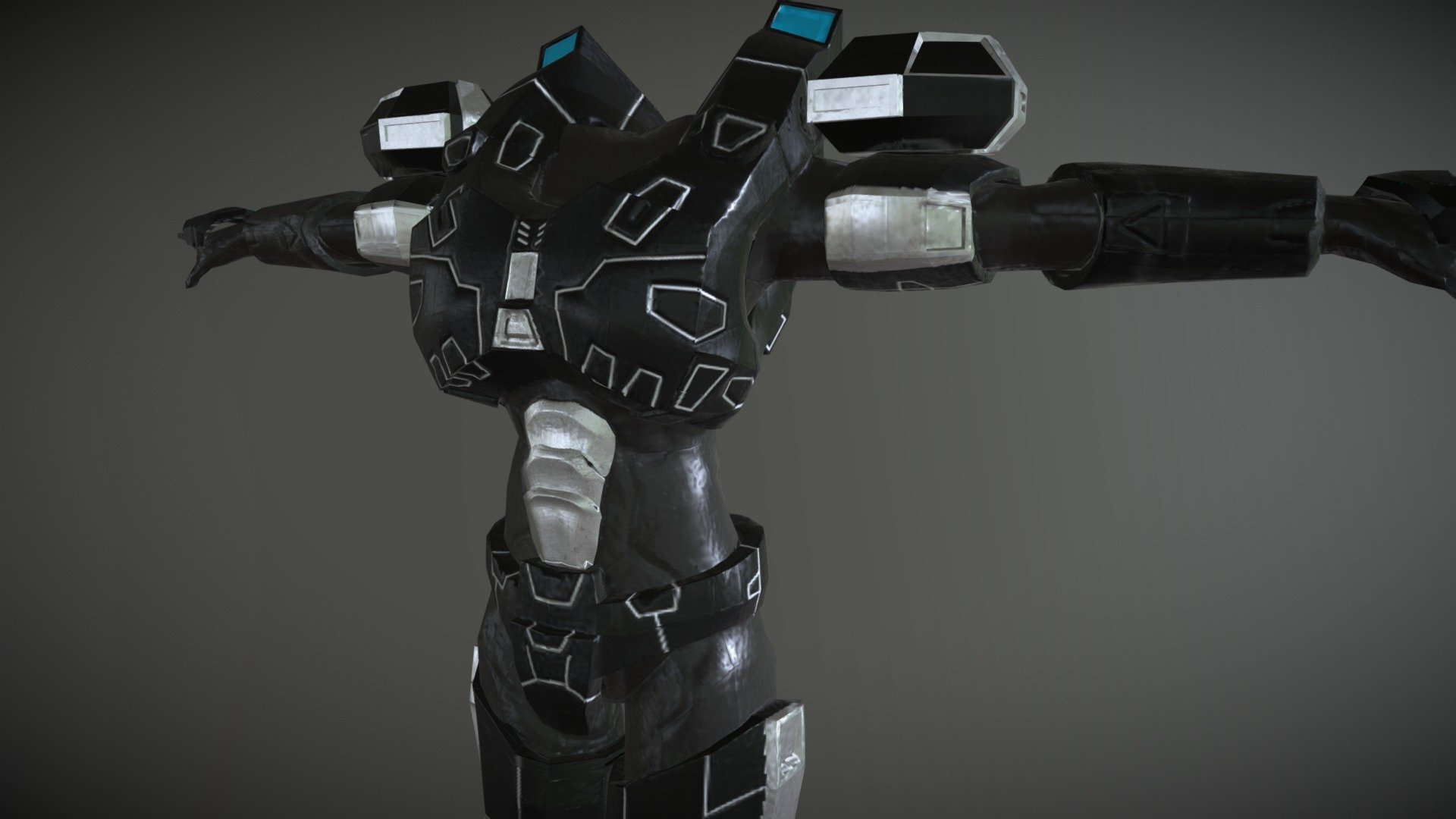 Sci-Fi Armour 3d model