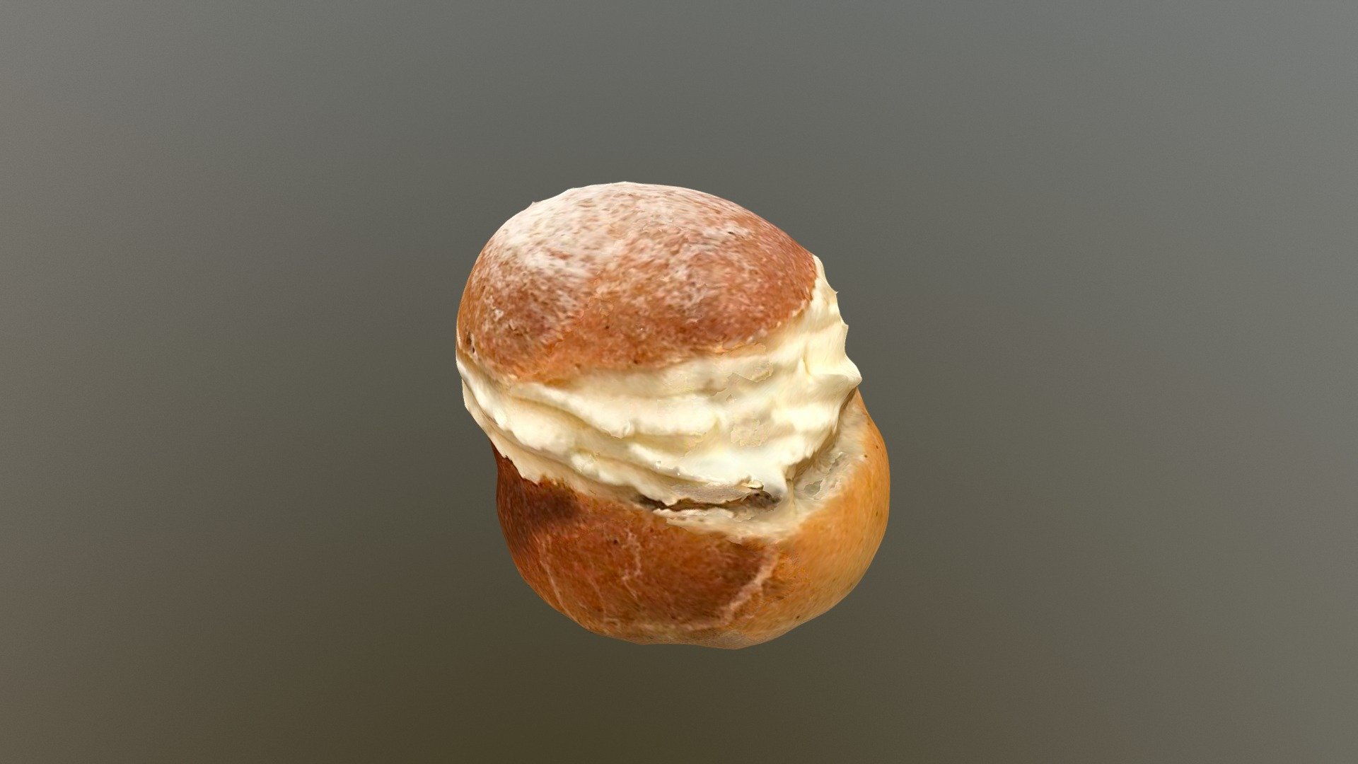 Swedish Semla 3d model