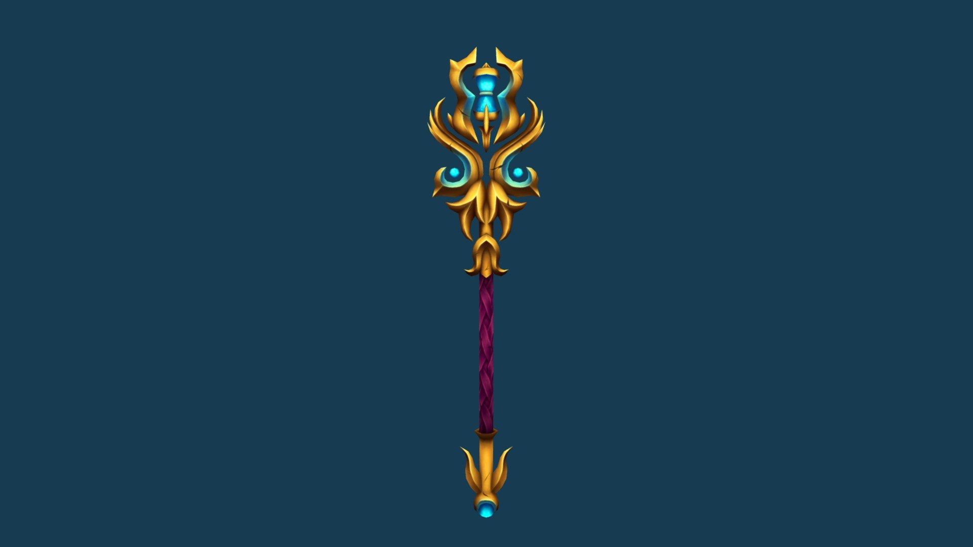 Magic Staff 3d model