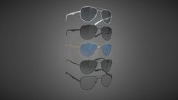 Sunglasses low poly pack