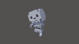 Voxel Skeleton Walking