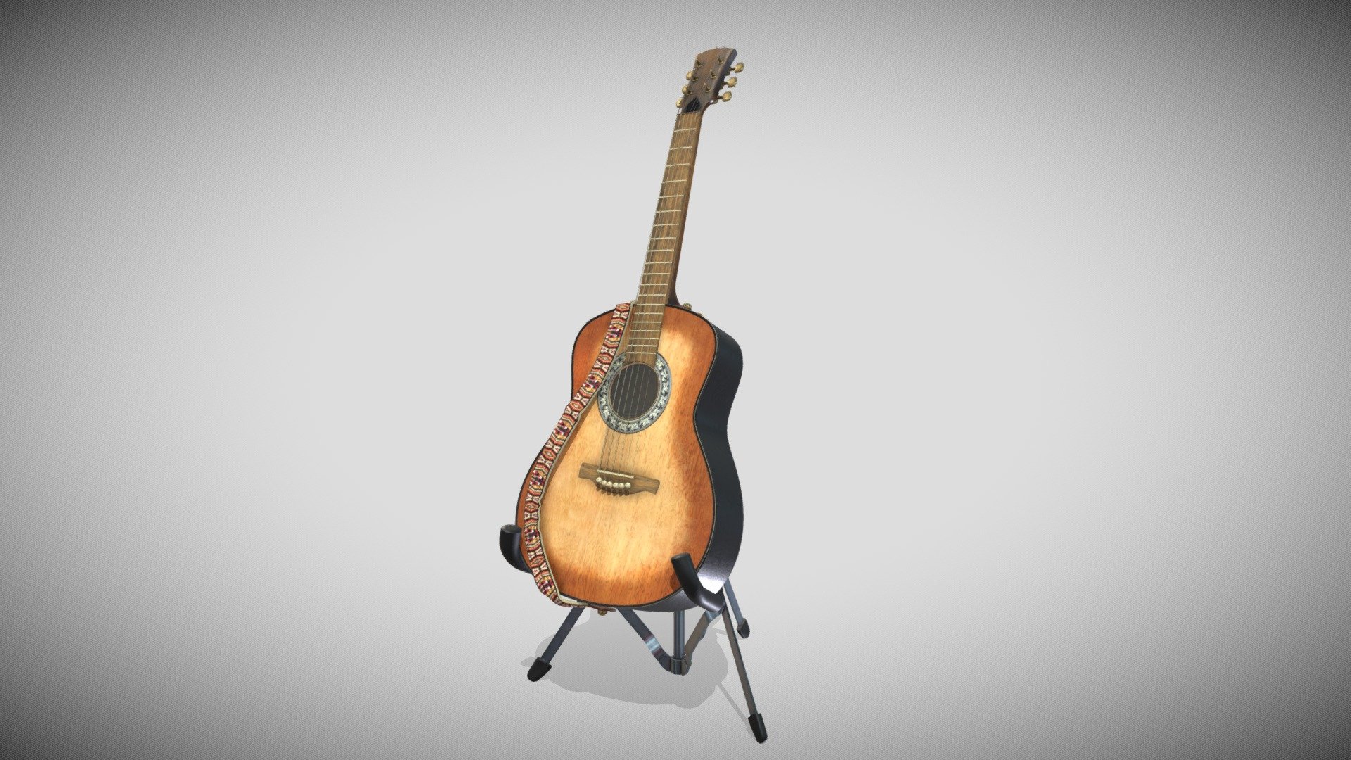 Guitar 3d model