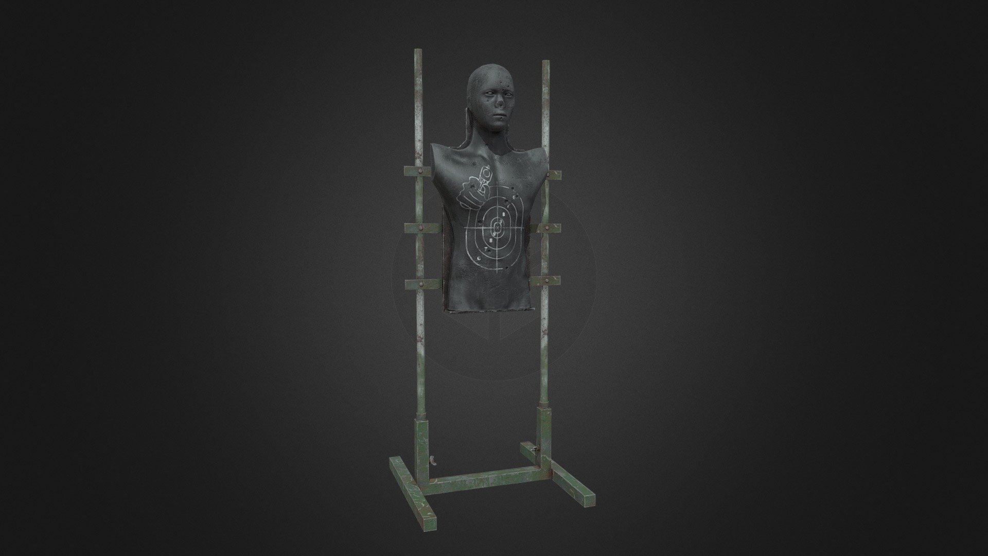 Dummy target 3d model