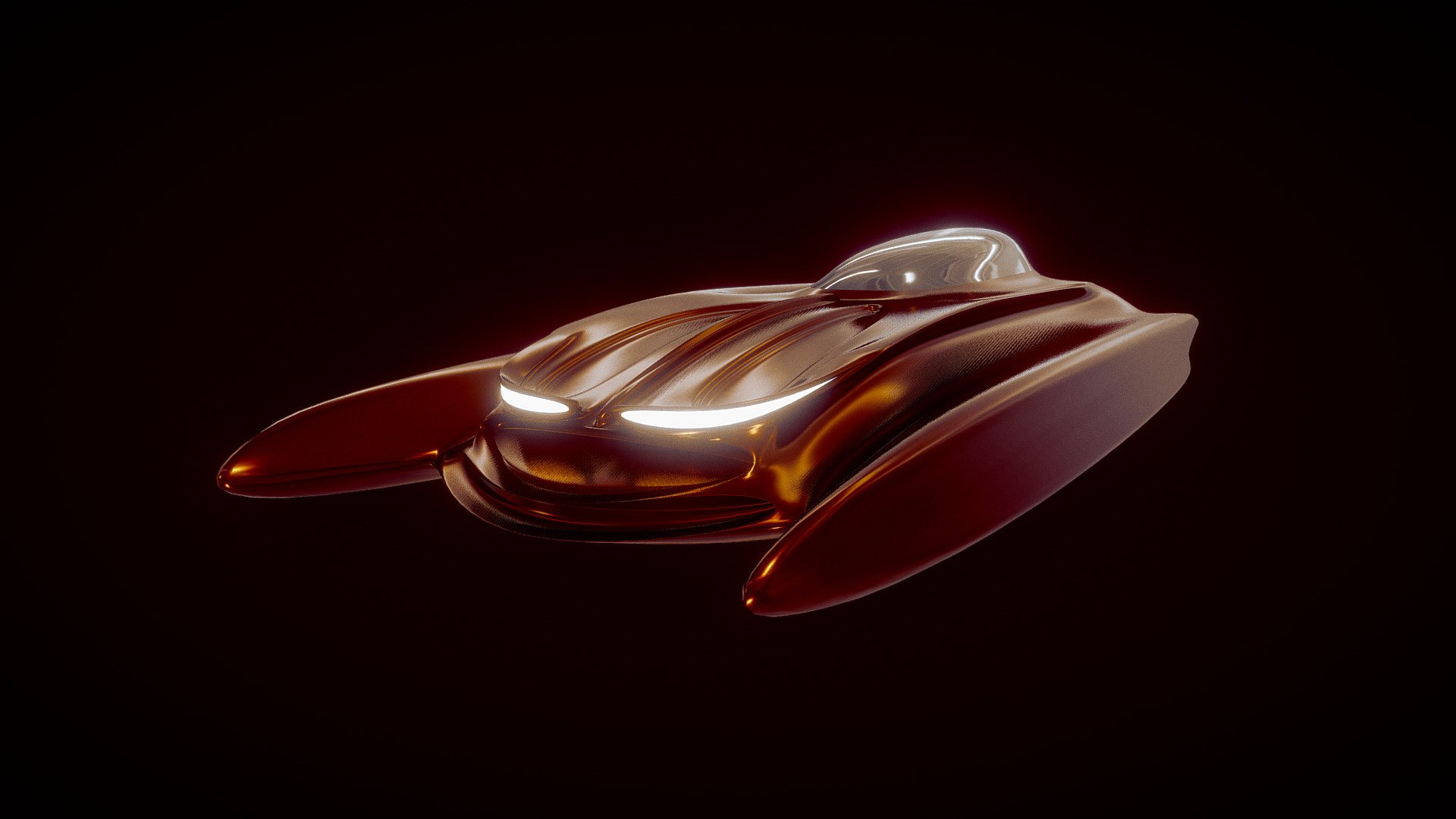 Futuristic Sci-Fi Car 3d model