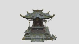 Broken Buddhist shrines