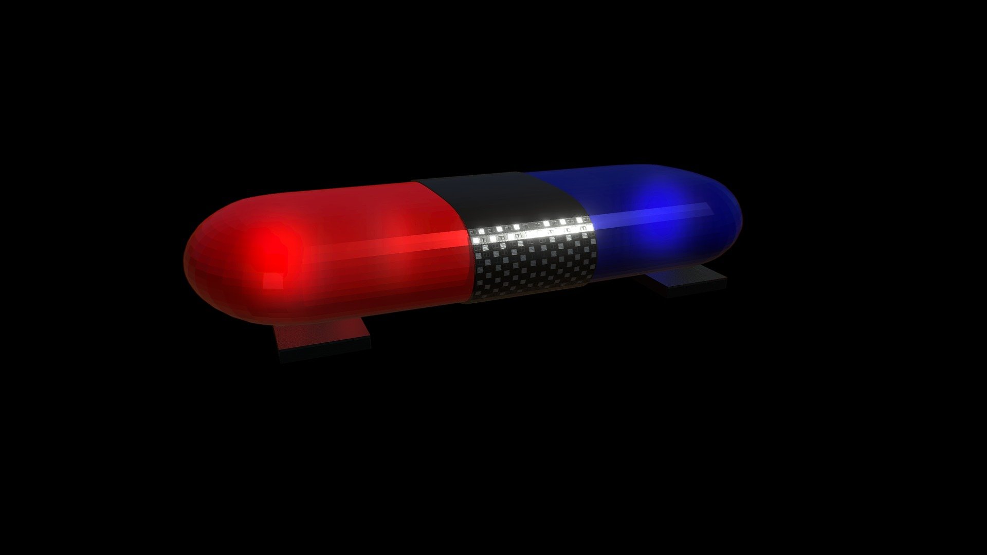 Police Lights 3d model