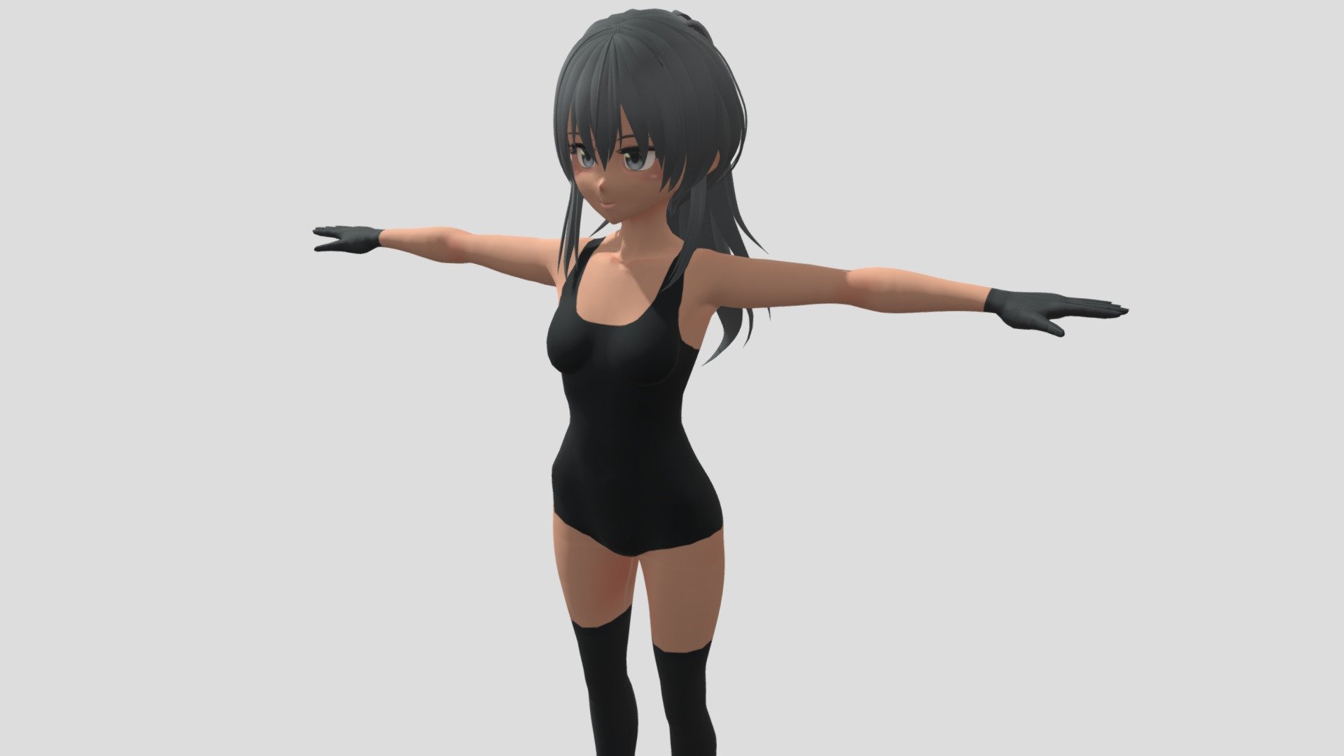 【Anime Character / alex94i60】Yue (V2) 3d model