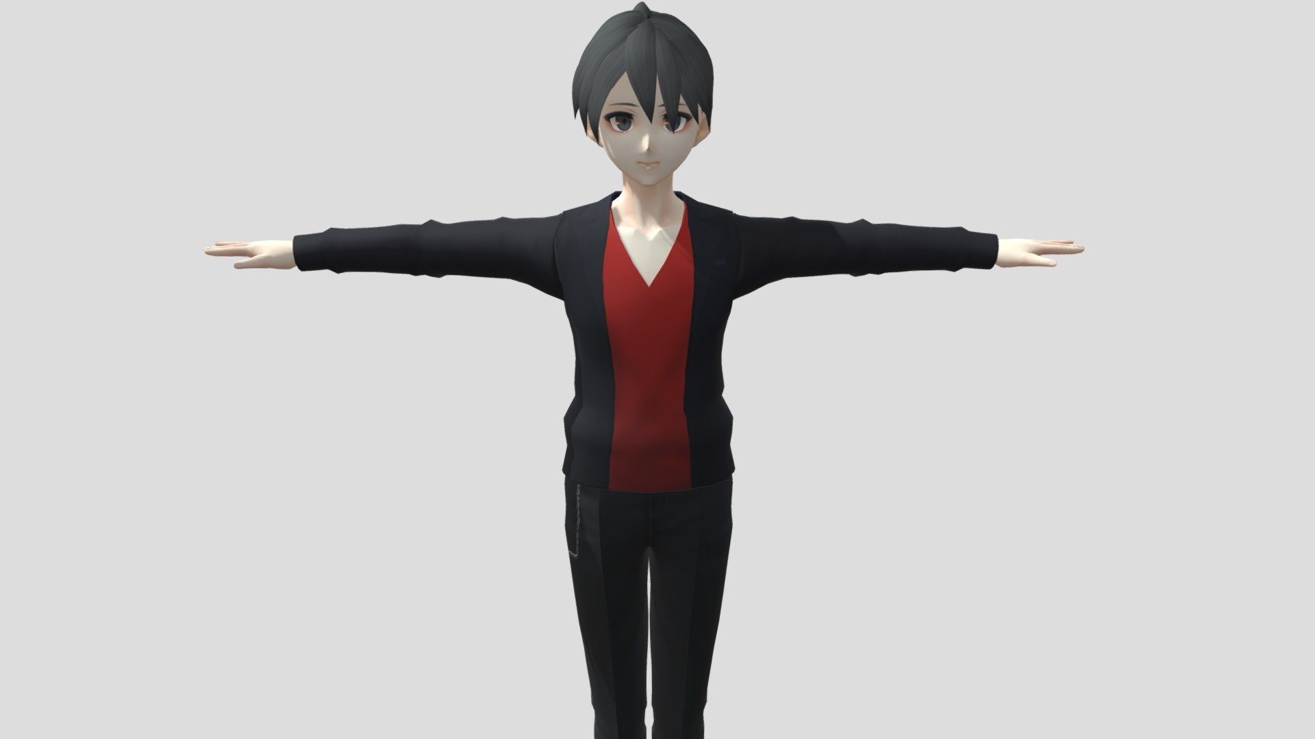 【Anime Character】Yong (Free/Unity 3D) 3d model