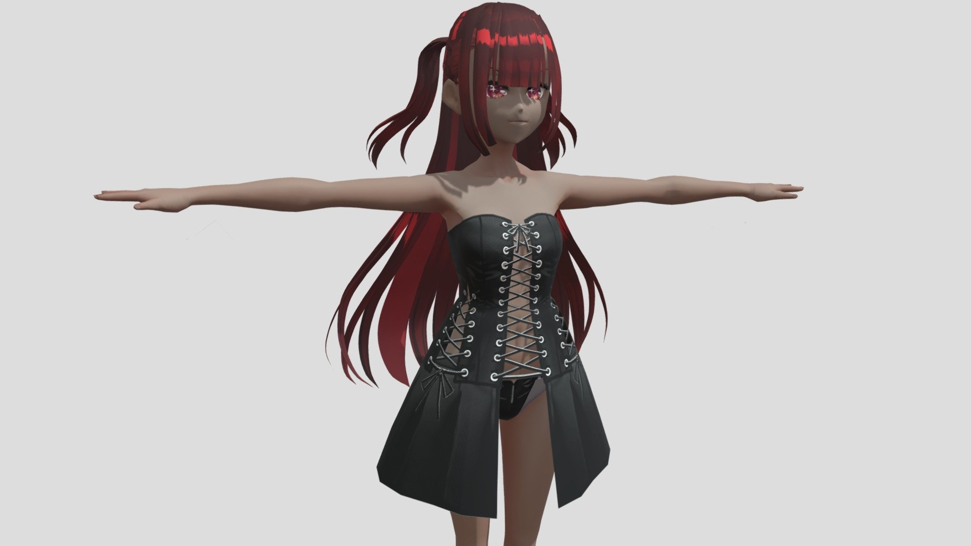 【Anime Character】Latifa (Free/Bustier/Unity 3D) 3d model