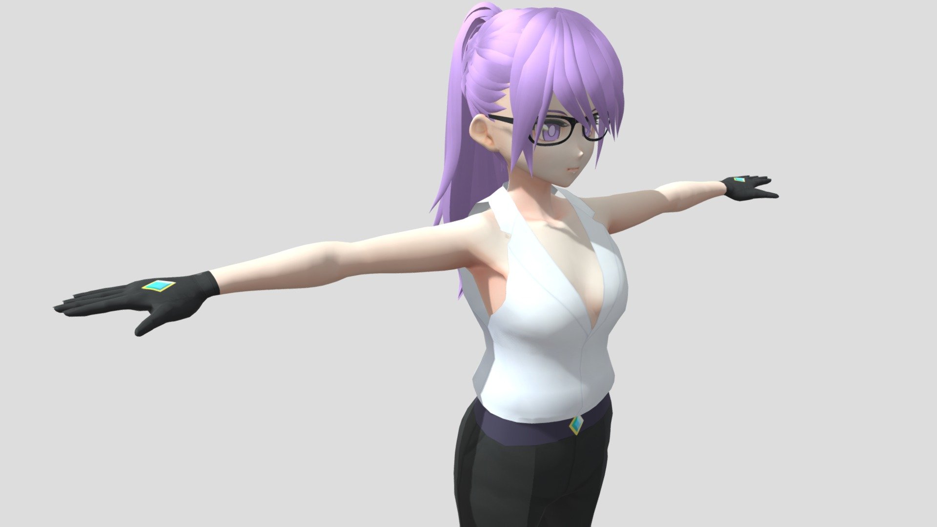 【Anime Character / alex94i60】Aisha (V2) 3d model