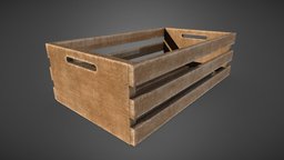 Wooden Crate 3d model