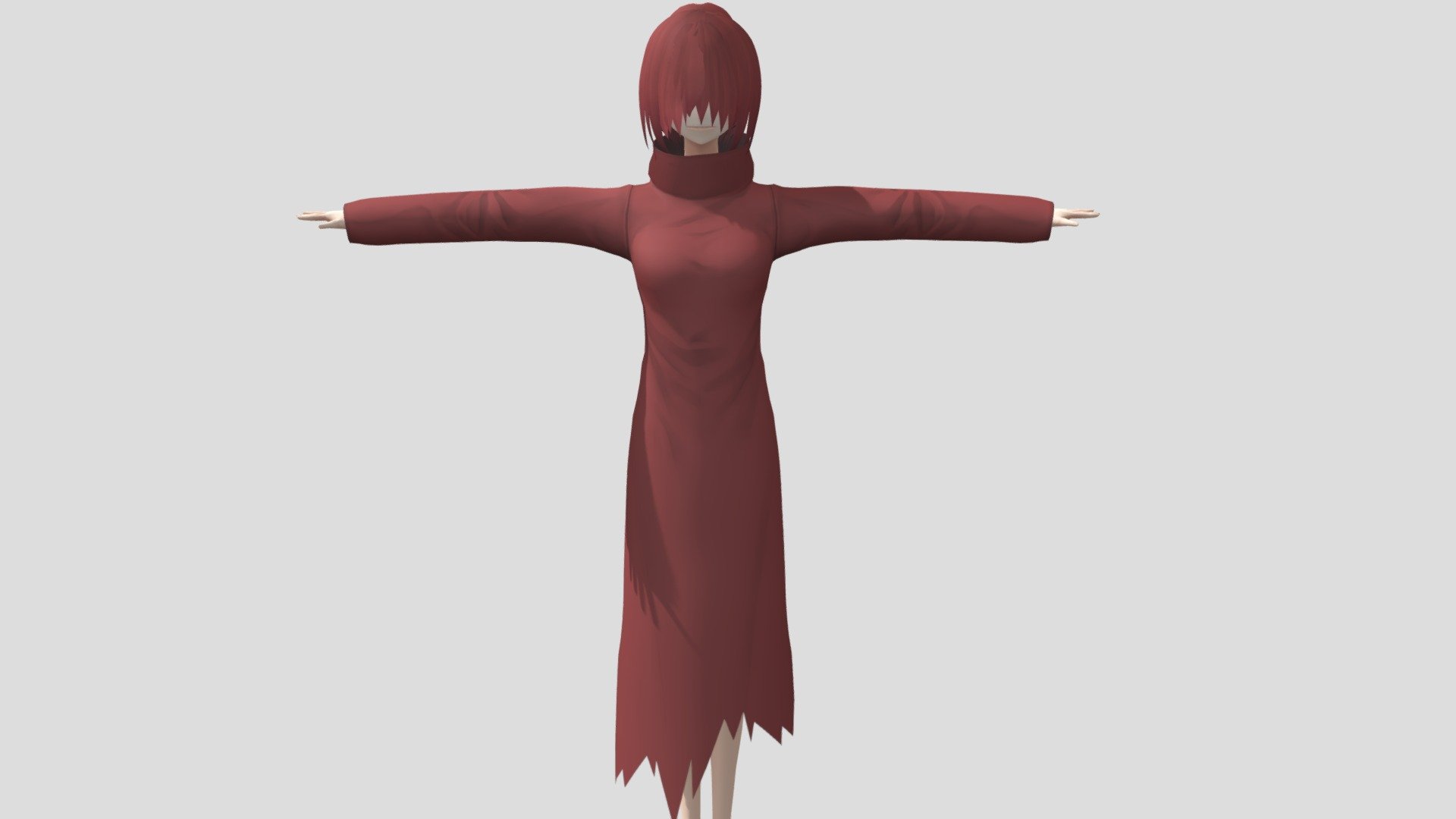 【Anime Character】Lanky (Unity 3D) 3d model