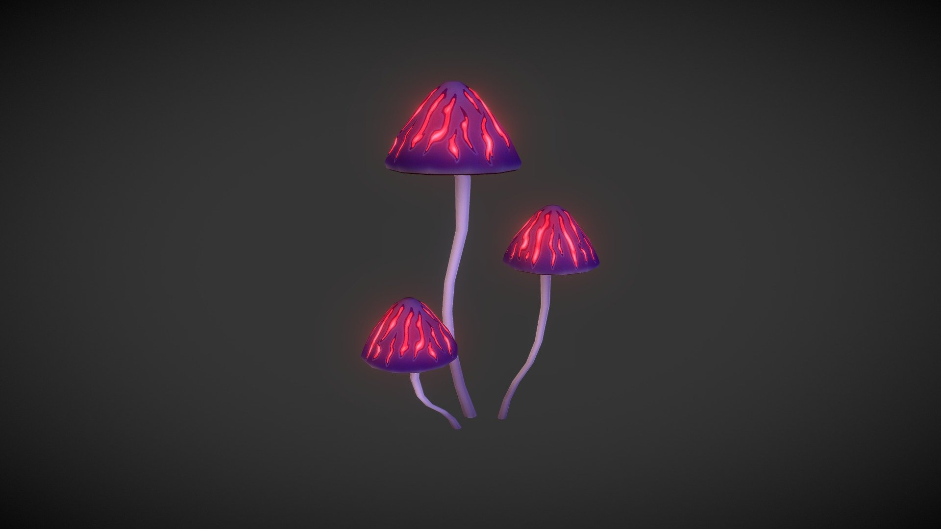 Magic Mushroom 3d model