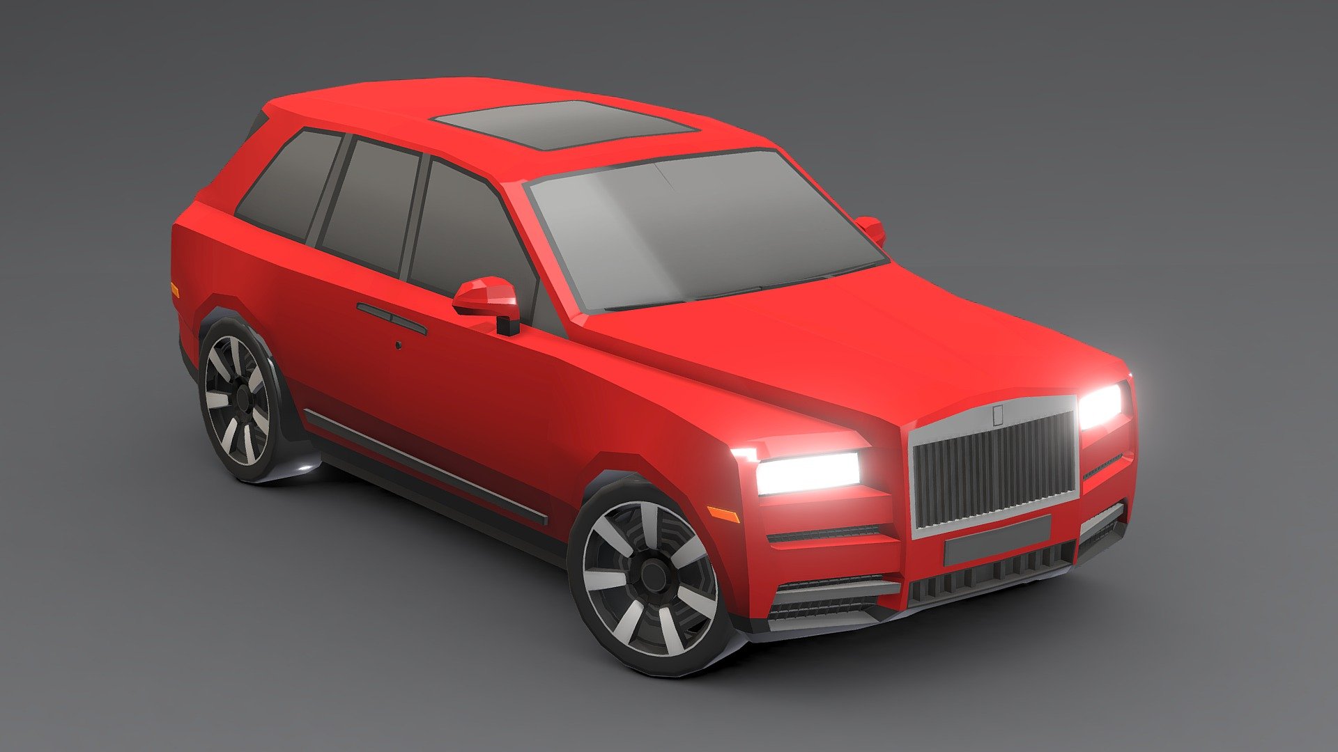 Rolls Royce Low-poly 3D 3d model