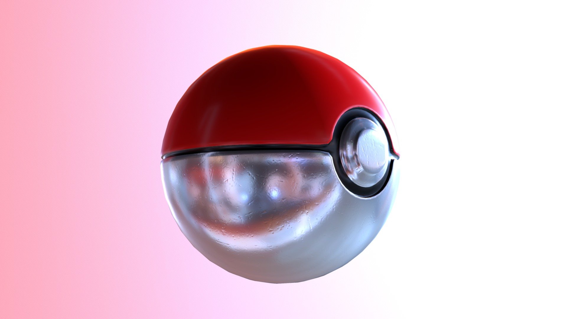 Pokeball 3d model