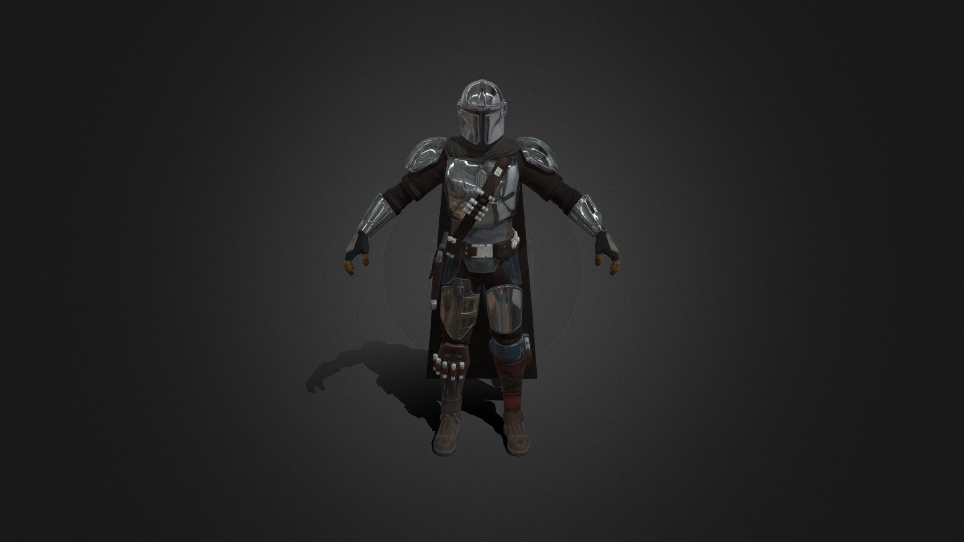 Mandalorian Armored 3d model