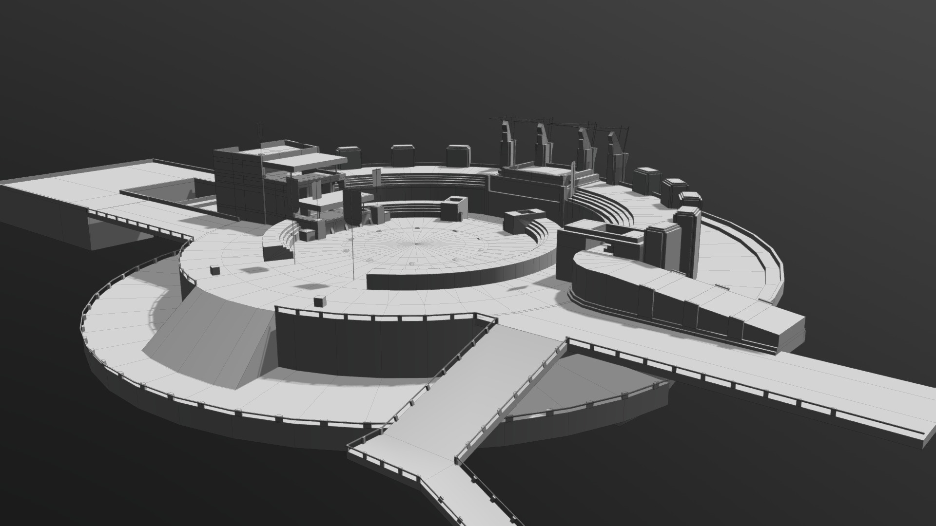 Arena 3d model