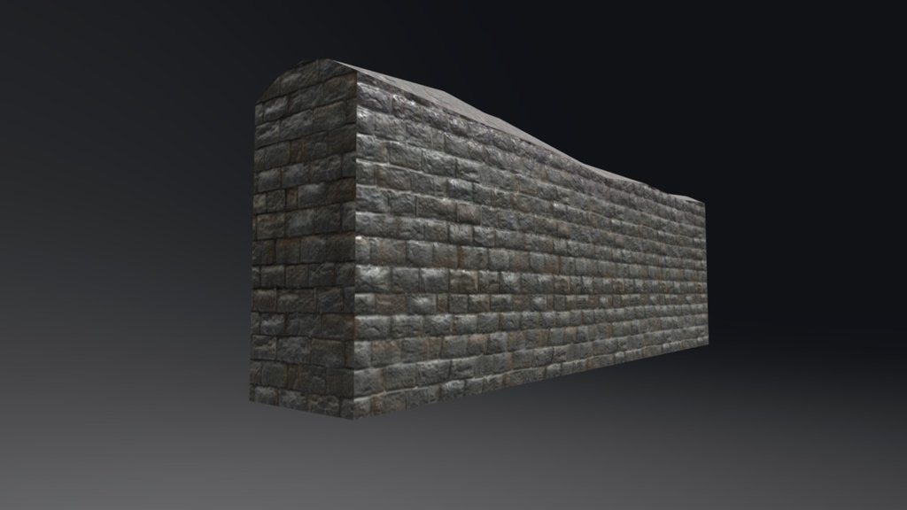 Old Wall 3d model