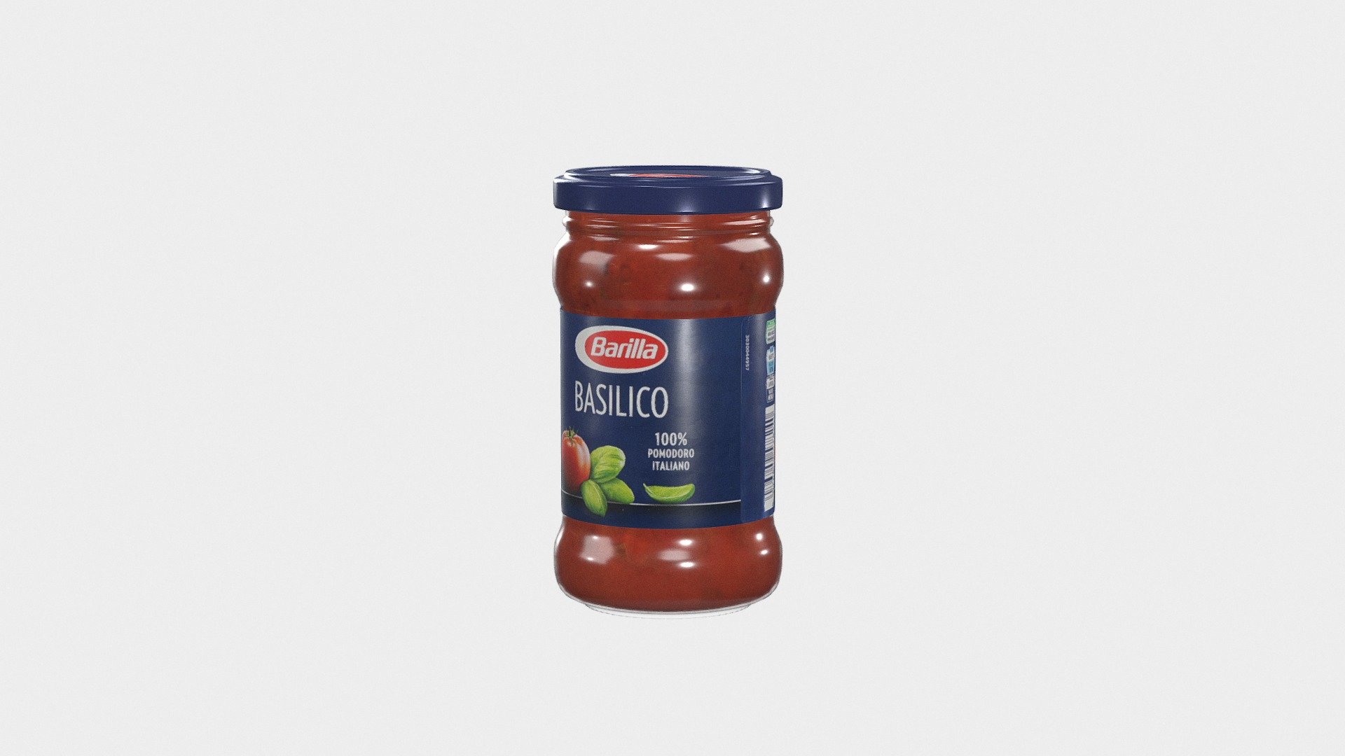 BARILLA Sugo Al Basilico 3d model