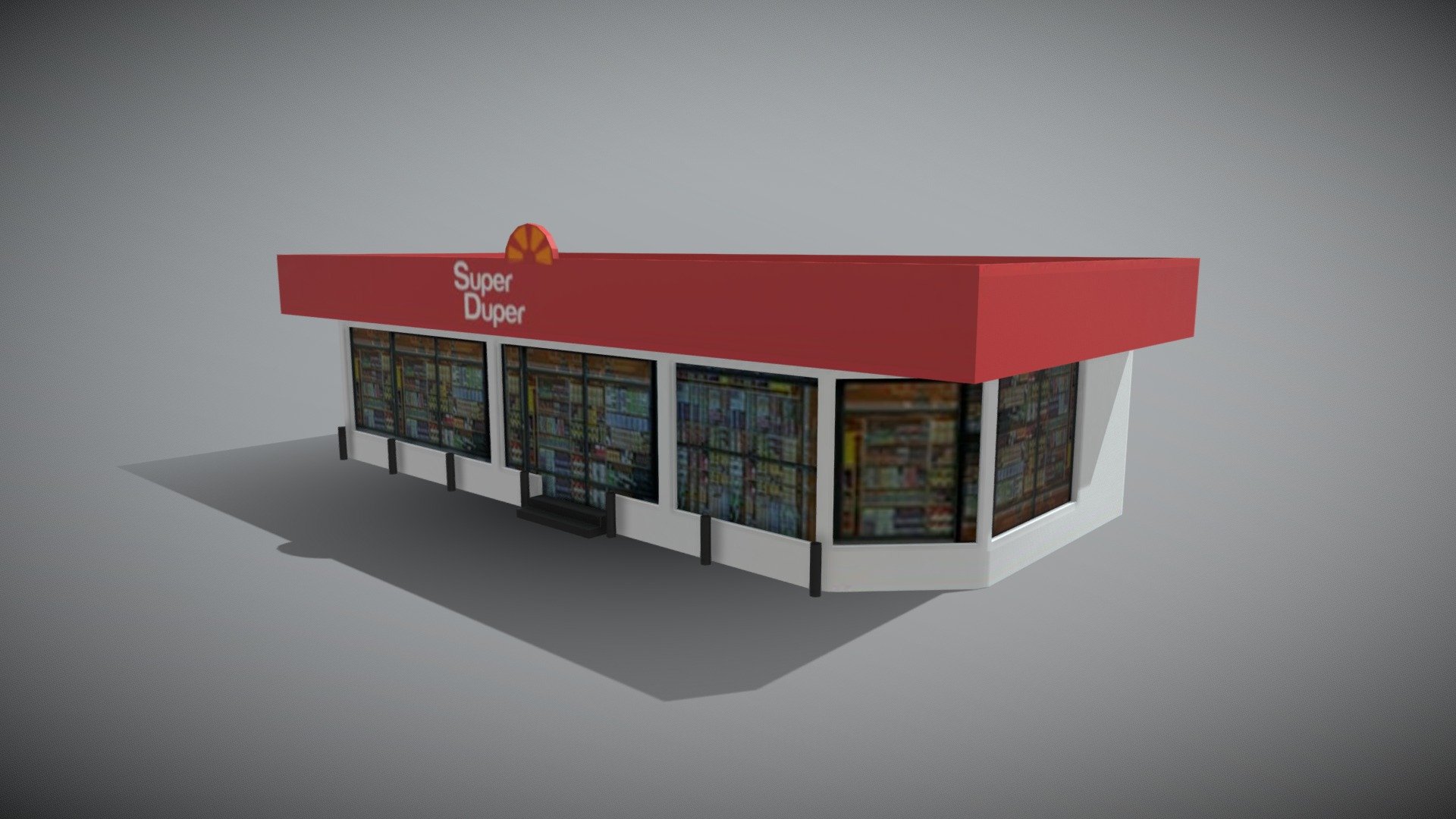 Super Duper Market 3d model